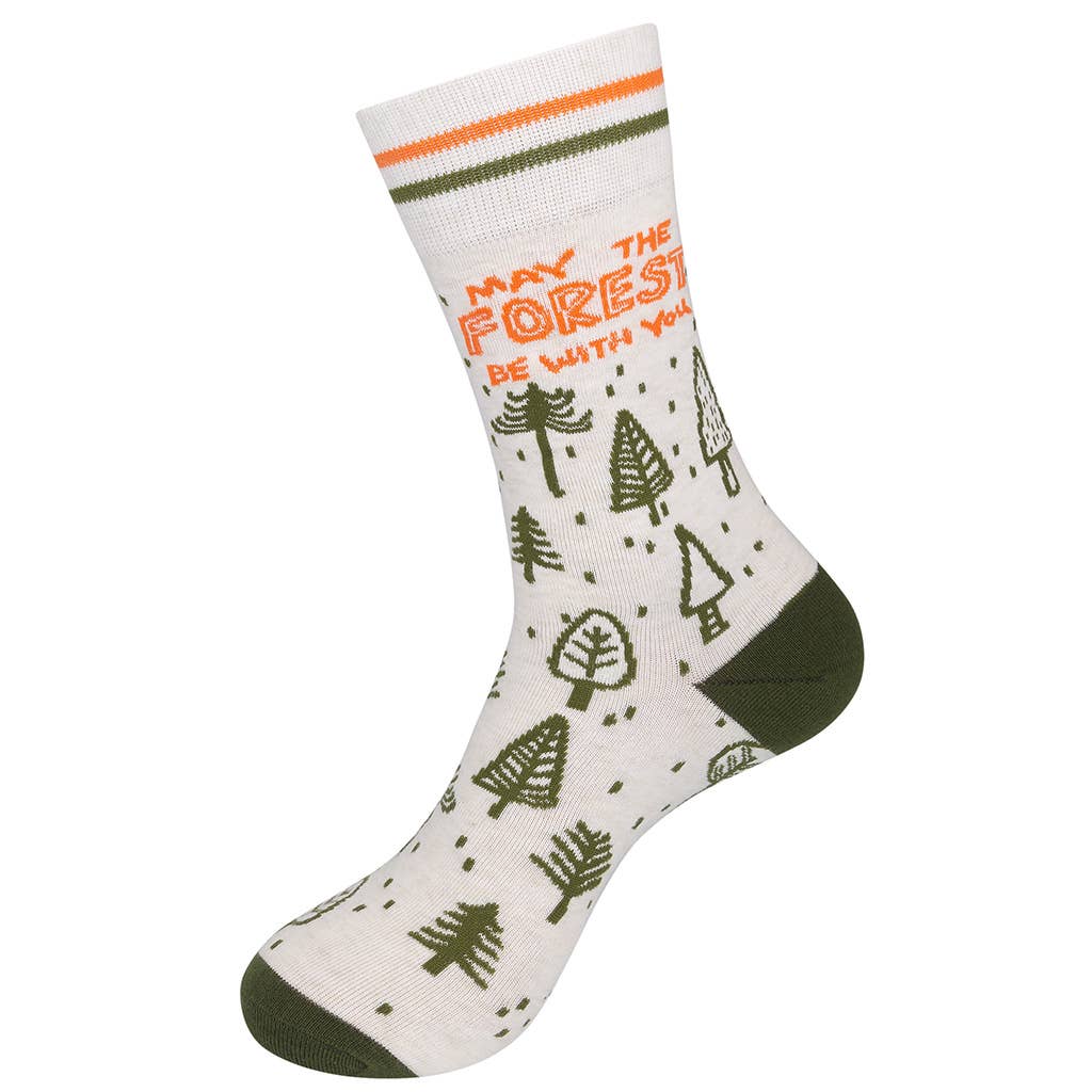 May the Forest Be With You Socks | Unisex Sock | Nature Sock - HER Home Design Boutique